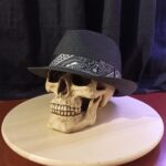 Black Pinch Crown Straw Trilby Hat Ritual Summer Collection